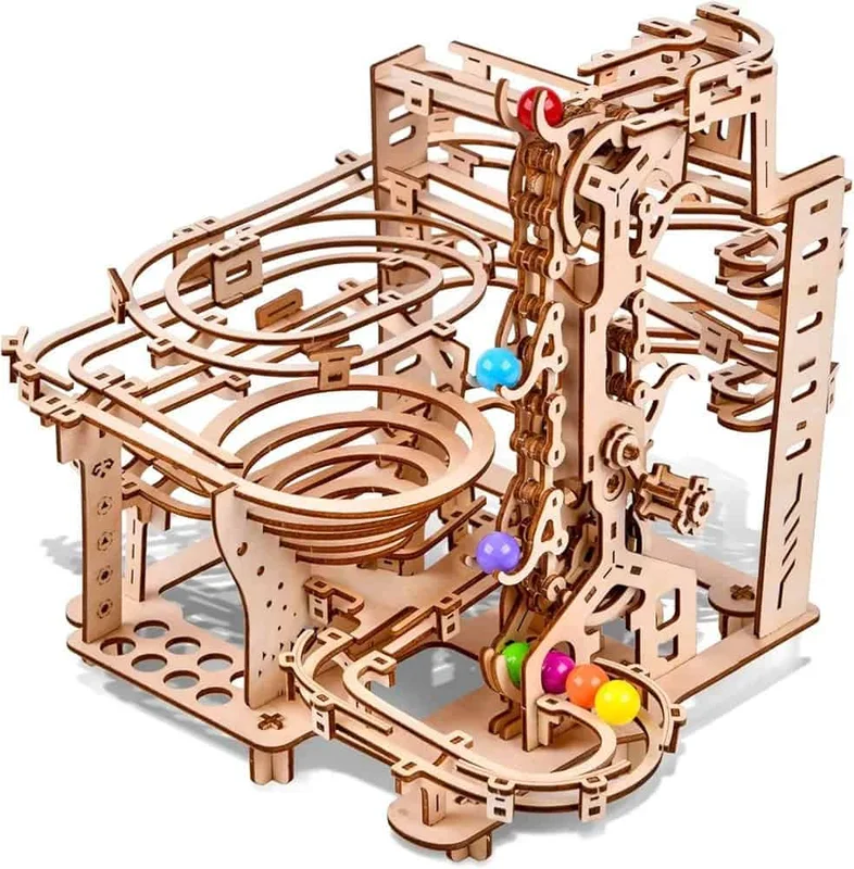 Wooden Marble Run