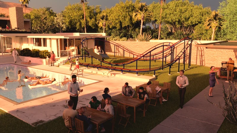 Backyard Roller Coaster