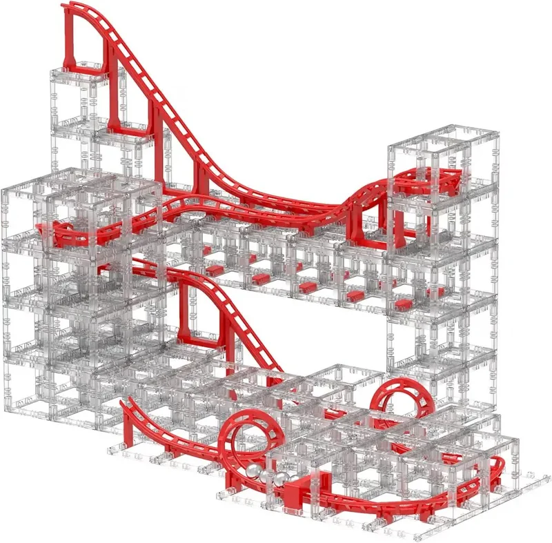 Marble MagnetCubes Roller Coaster Builder Set