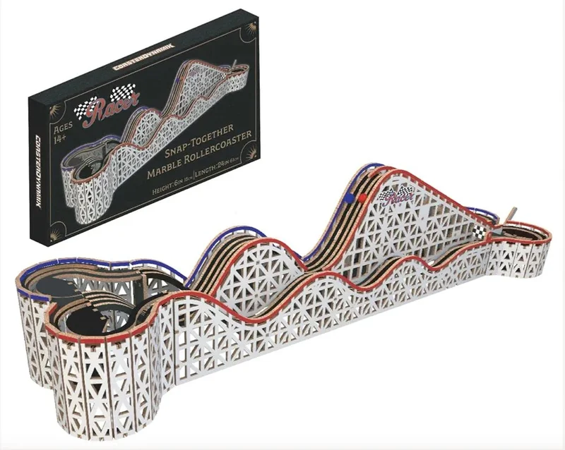 Racing Marble Roller Coaster