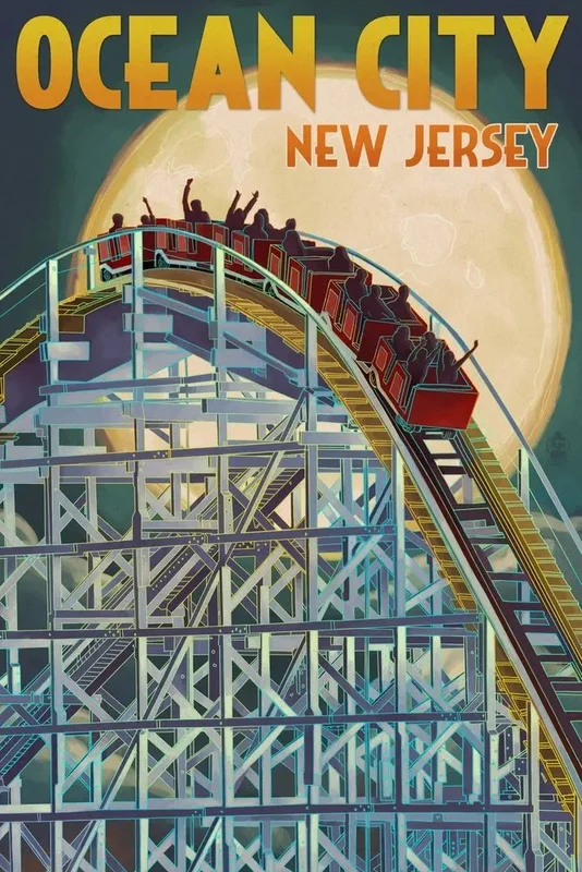 Roller Coaster Print