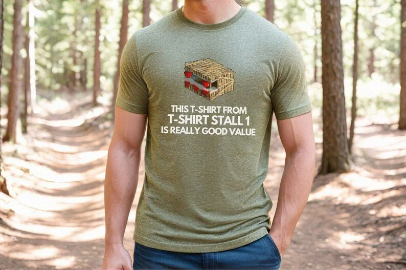 Roller Coaster Tycoon T-shirt Stall T-shirt