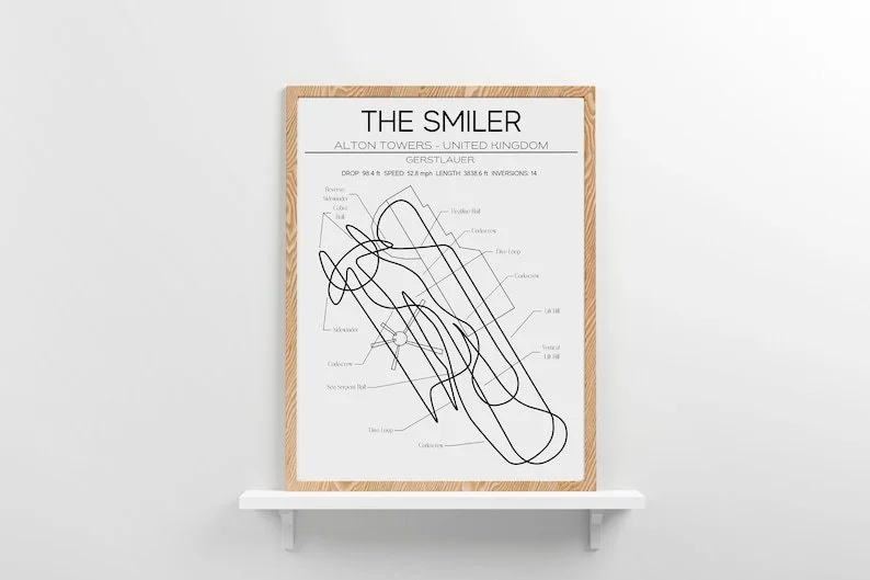 The Smiler Layout Print