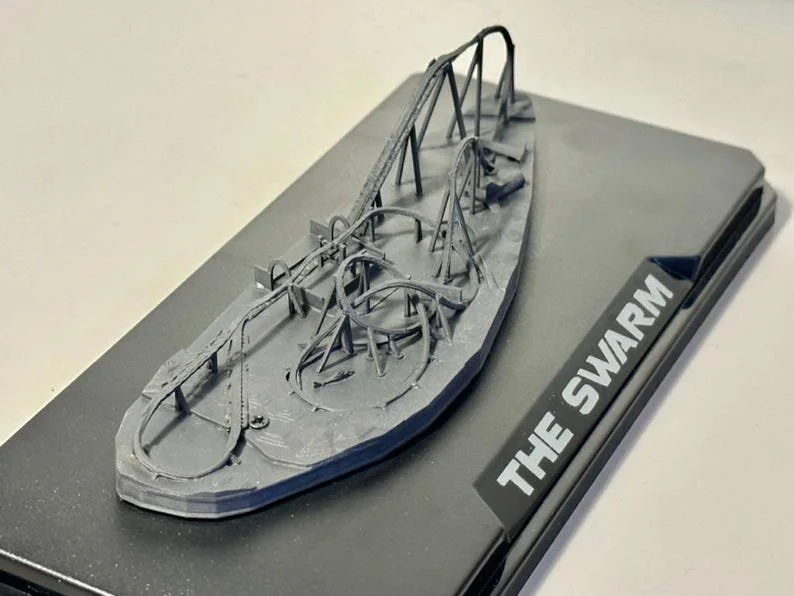 The Swarm 3D Printed Miniature Model